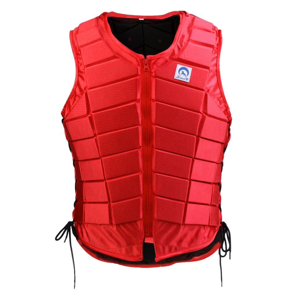 Gilet da Equitazione da Donna con Protezione Extra dagli Impatti, Struttura Imbottita, Allacciatura Laterale Regolabile E Protezione, Ho
