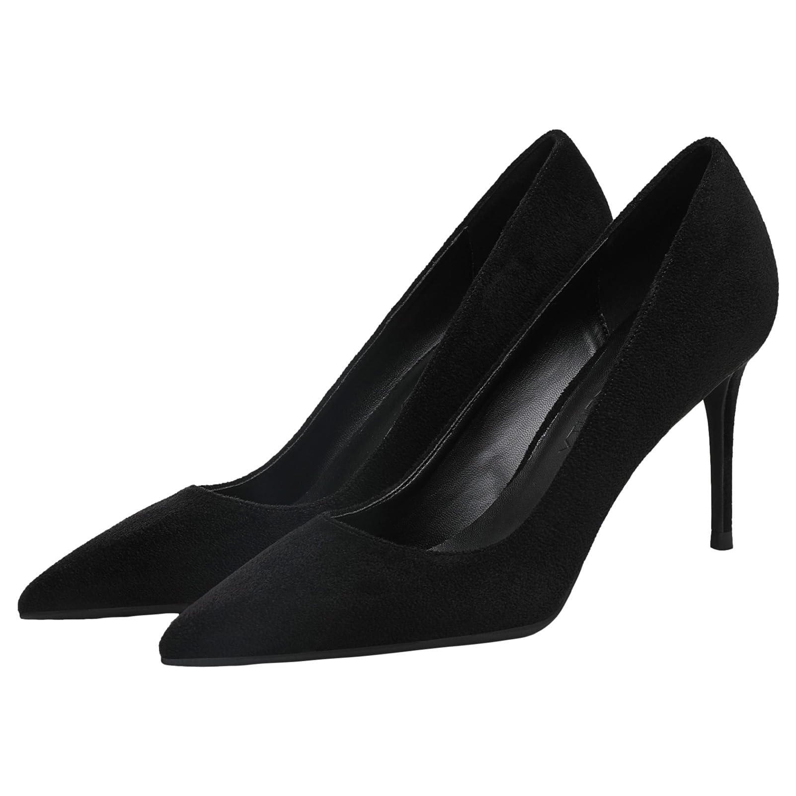 Mujer Terciopelo 5CM/8CM Tacones Altos Elegante Puntiagudo Pumps Zapatos de Oficina