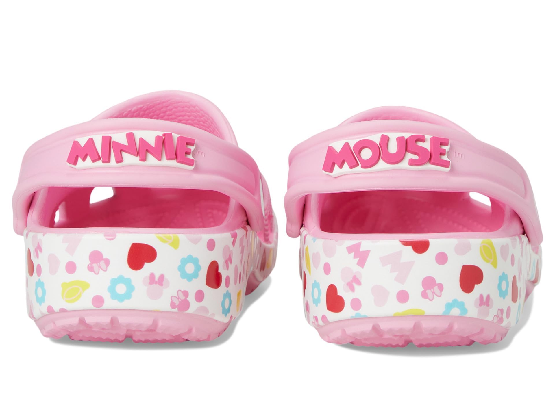Crocs Mickey Friends Minnie Classic Clog K, Zoccoli Unisex - Bambini e Ragazzi