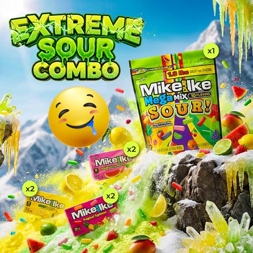 Mike and Ike Sour Theatre Box Variety Pack 7 oz miniatura 2
