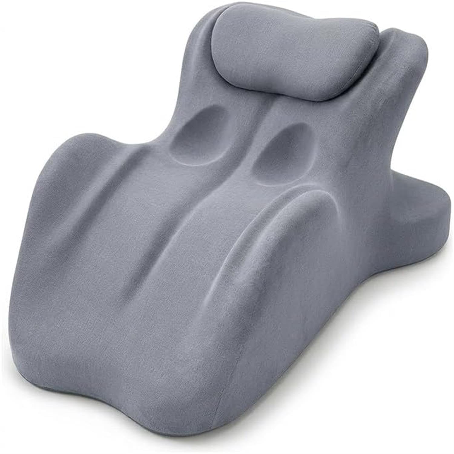 Almohada de cuña con espuma viscoelástica y funda extraíble negra