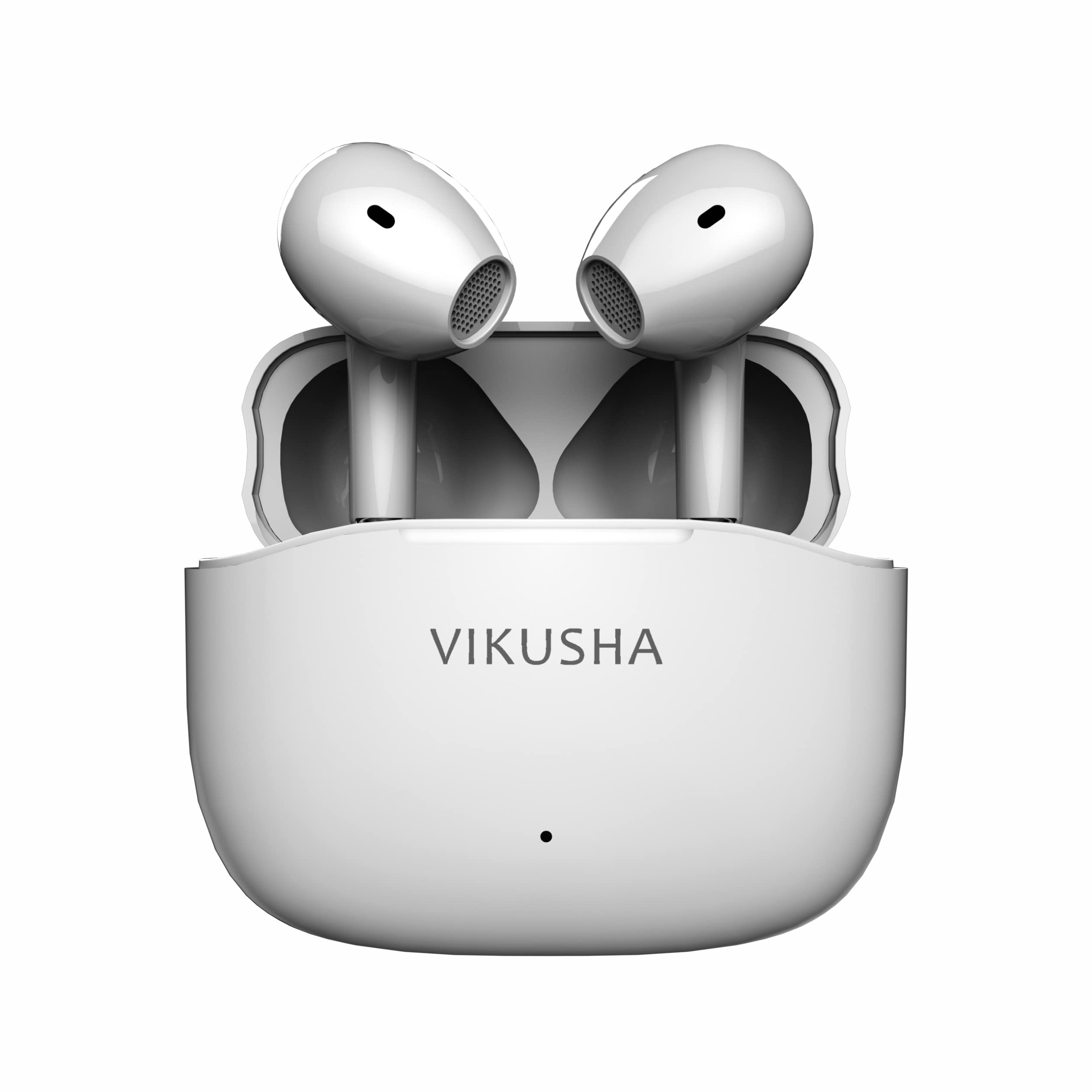 V VIKUSHA V-T2 True Wireless Stereo Earbuds, Bluetooth 5.0, Touch Control,ENC Digital Intelligent Noise Reduction Earphone