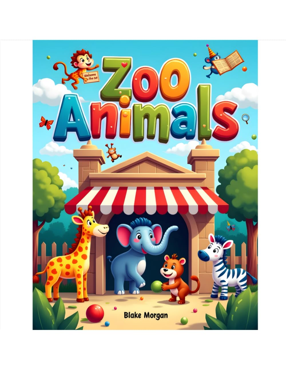 Zoo Animals: A Children's Spot the Difference Book