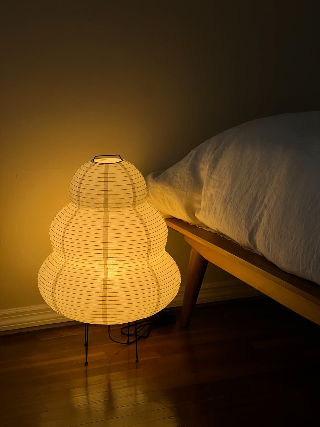 Nogy Akari Noguchi Japanese Paper Lamp • Dimmable Lamp Lantern Table Lamp (Upgraded Version)
