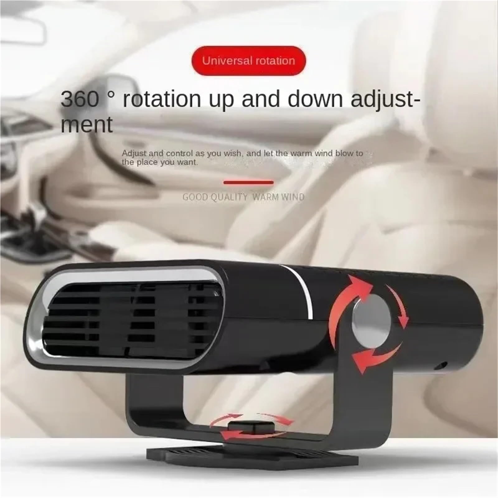 Calentador de aire diésel 12V 24V 120W 260W Calentador descongelante Mini Refrigeración 2 en 1 Ventiladores de calefacción para coche Desempañador de parabrisas eléctrico autónomo Calentador para co