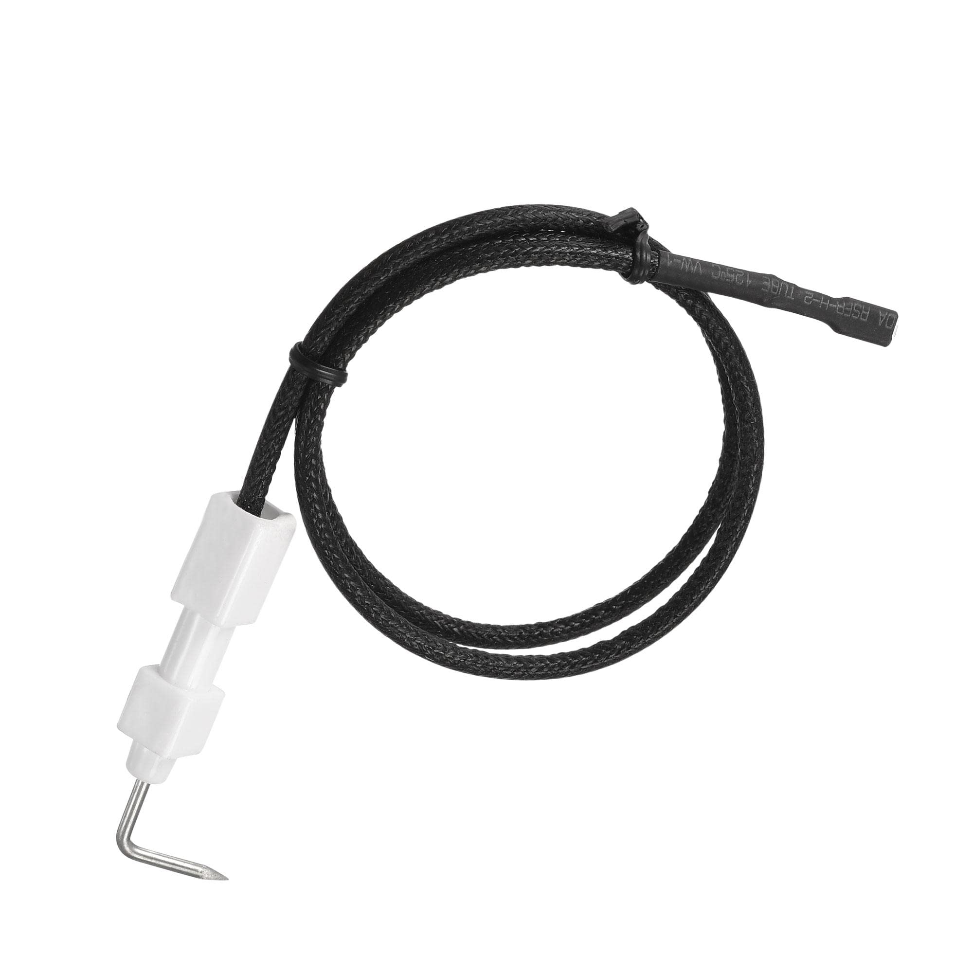 sourcing map Encendedor Alambre Cerámica Electrodo Ensamblaje 400mm Longitud Gas Parrilla Encendedor Alambre Encendido Electrodo Reemplazo