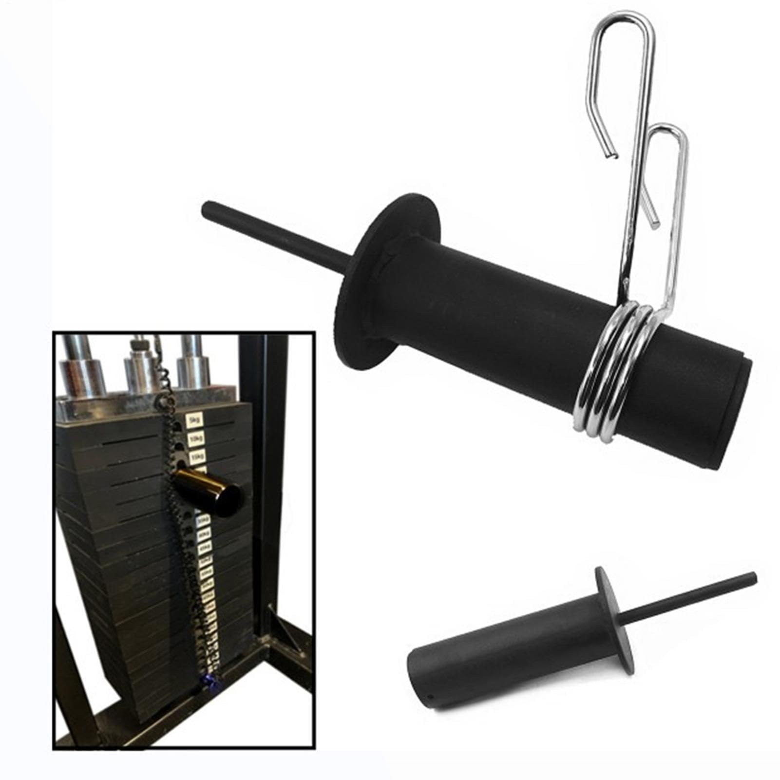 Pisak do układania w stos ciężarków, akcesoria do urządzeń fitness Grip | Sztyft do sztangi z klipsem sprężynowym - akcesoria fitness do treningu siłowego, intensywności i nachylenia