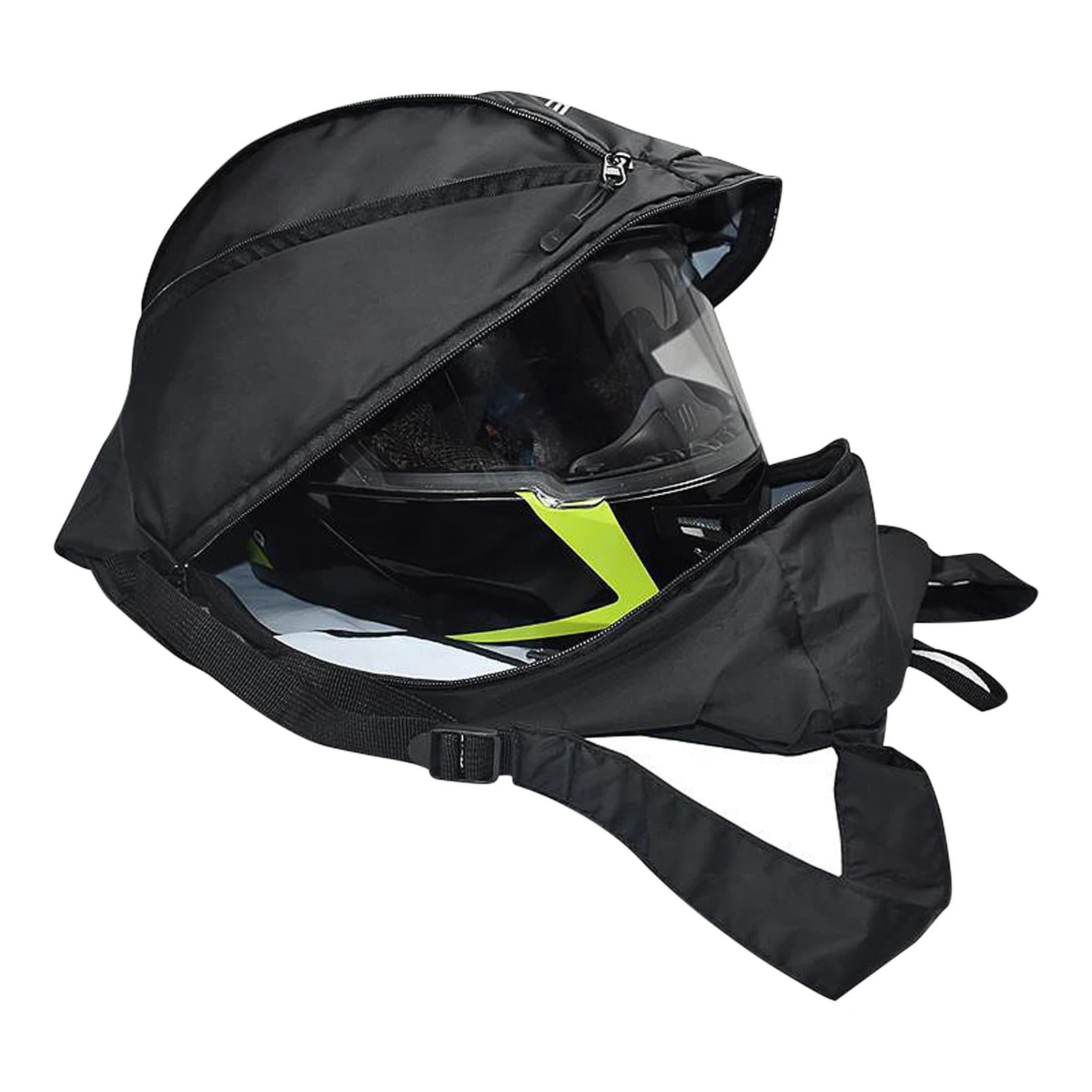 Helmtasche,Motorrad Rucksack Motorradhelm-Rucksack, große Kapazität, Aufbewahrungstasche, tragbare Reise-Aufbewahrungstasche, große Kapazität, Tasche for Reisen, Camping, Radfahren