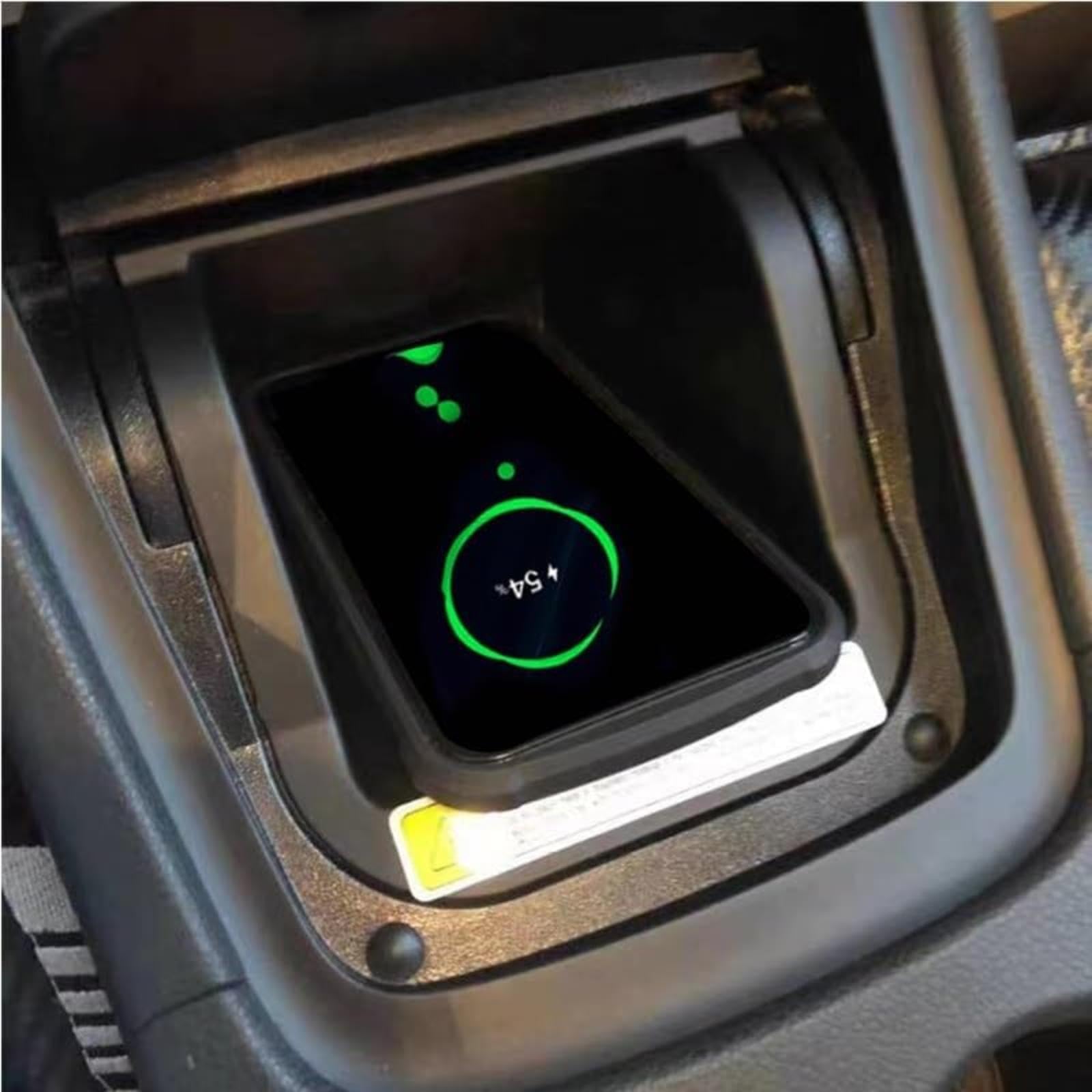 Qi Wireless Charging Phone Ładowarka szybko uchwyt panelu, dla Mercedes-Benz, Gla Cla Klasa jeden 180 200 W176 2015-2018 samochód Plate Bezprzewodowa ładowarka samochodowa do telefonu