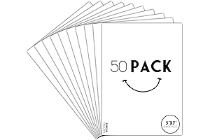 Golden State Art, Cardboard Backing Board - 5x7 Backing Board Only Pack...