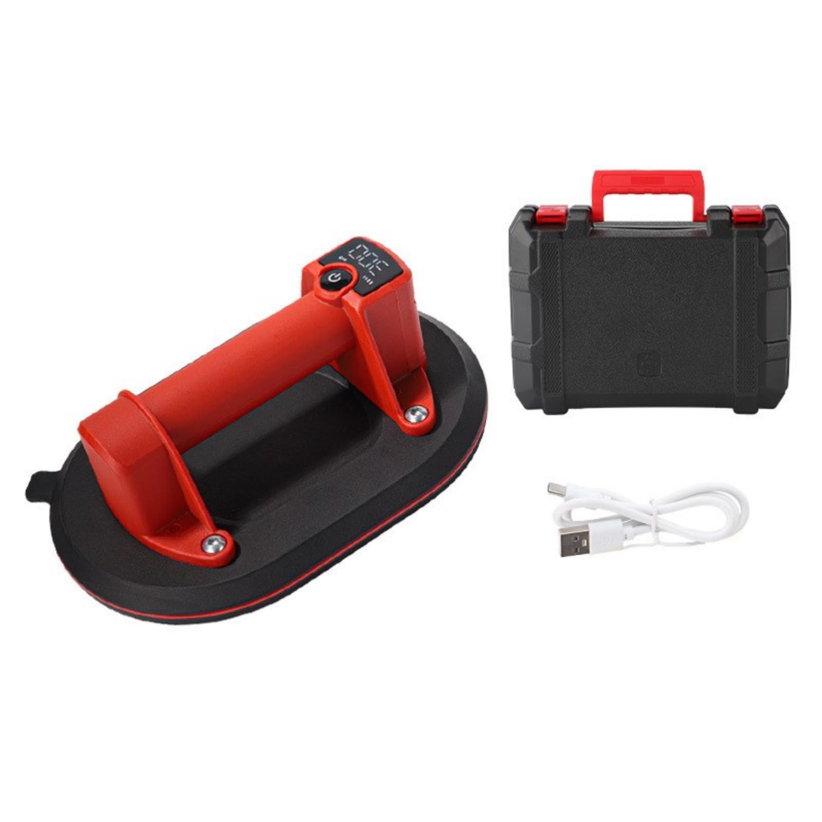 Elevador de vacío inalámbrico de 4000 mAh, batería de 3 5 horas de funcionamiento, tecnología de adherencia automática, construcción de ABS para materiales de construcción, transporte