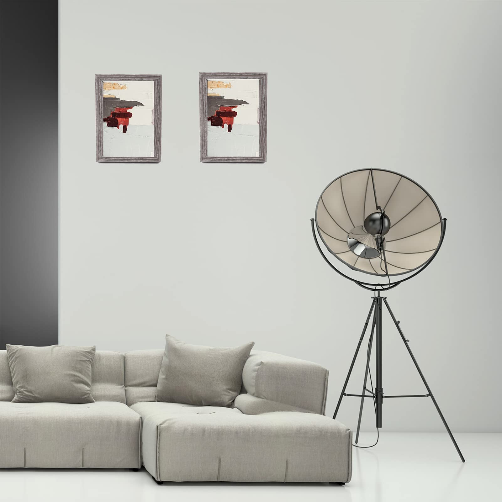 ZBEIVAN 5x7 Picture Frames Set of 12 Rustic Distressed Art Wall Hanging Table Desk 7x5 Family Gallery Multi Photo Frame