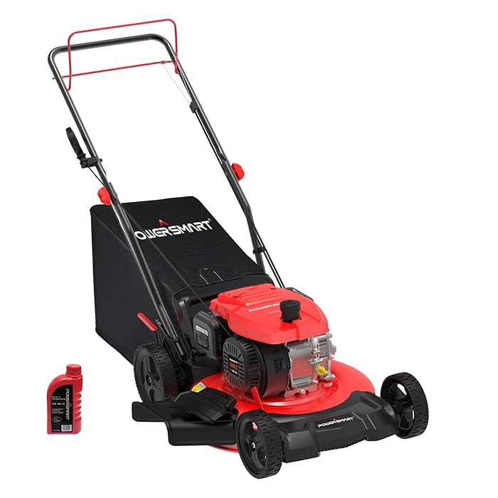 Buy PowerSmart Self Propelled Lawn Mower 21 Inch, 209CC 4Stroke Engine