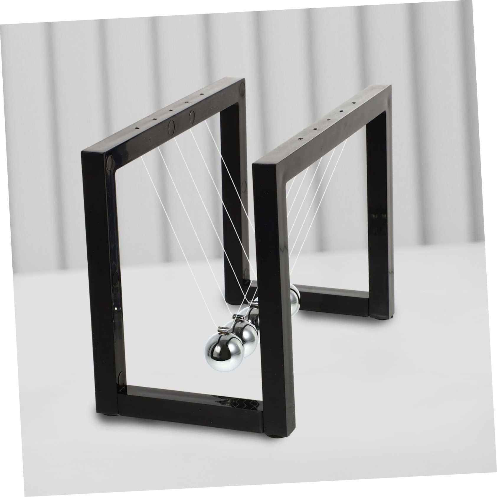 Hemoton Newton Pendulum Balls Science Decor Newton Cradle Acrylic Energy Conservation Ornament