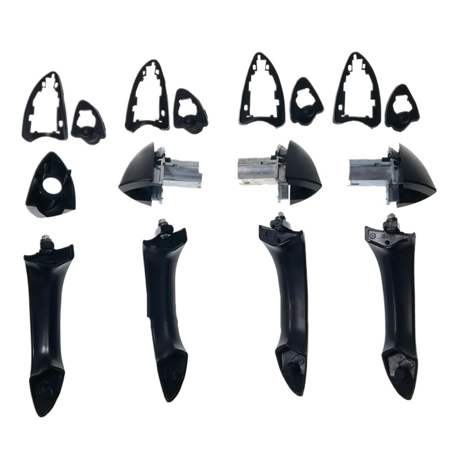 Hguvsjd 1 Set Car Exterior Door Handles For Bmw E53 X5 1Set 51218243617 51218243621 51218243625 51218243618 51218243626 Outside On All Sides Door Handles