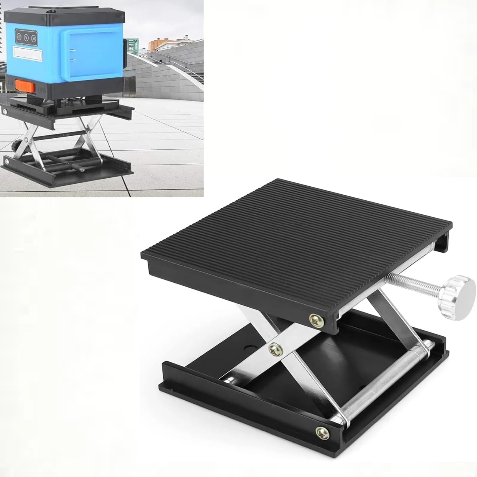 Plataforma Elevadora de Laboratorio,Soporte Ajustable de Nivel Láser Universal,Levantador de Laboratorio,Adecuado para Diseño Experimental,para Instrumentos de Medición Laboratorio Bioquímica