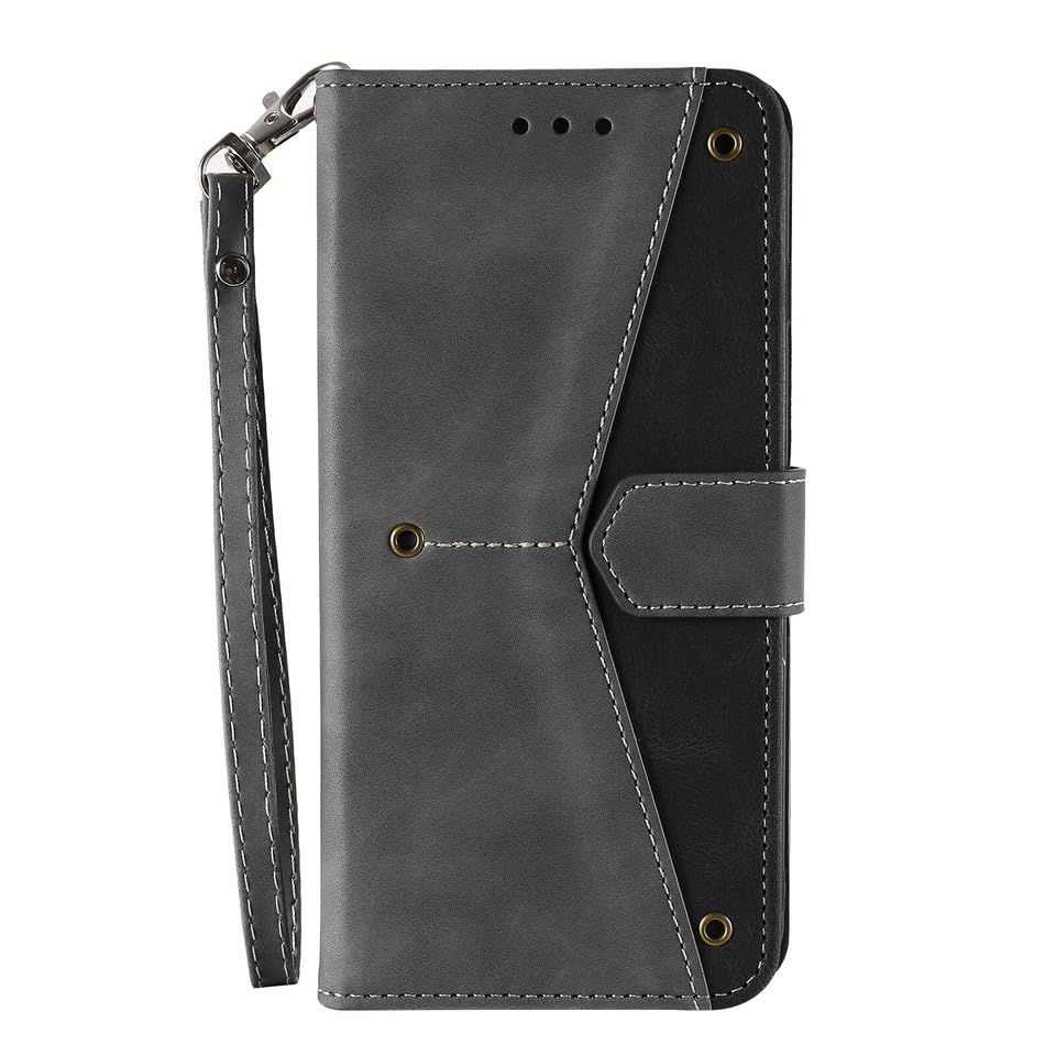 Étui en cuir iPhone 16 Pro gris : élégance durable et protection intégrale chic