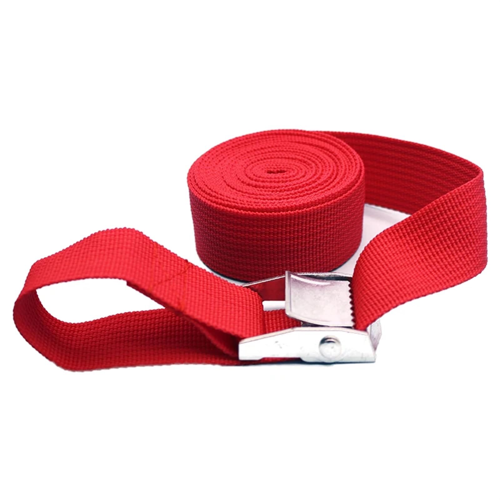 pasy do bagażu, 6 m czerwony pas zapadkowy 25mm do bagażu