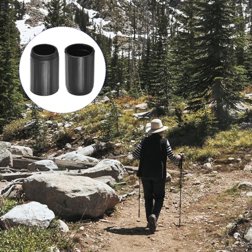 M METERXITY 8 Pack Trekking Pole Tips- Cane Hiking Stick Tip Replacement Walking Sticks Protectors Accessories for Hiking Walking Camping (16mm - Image 2