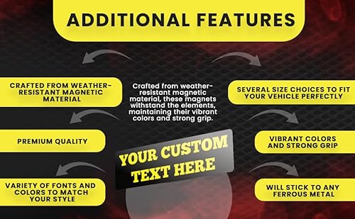 image for ArkWisdom Custom Magnetic Bumper Sticker Customizable Magnet | Persona