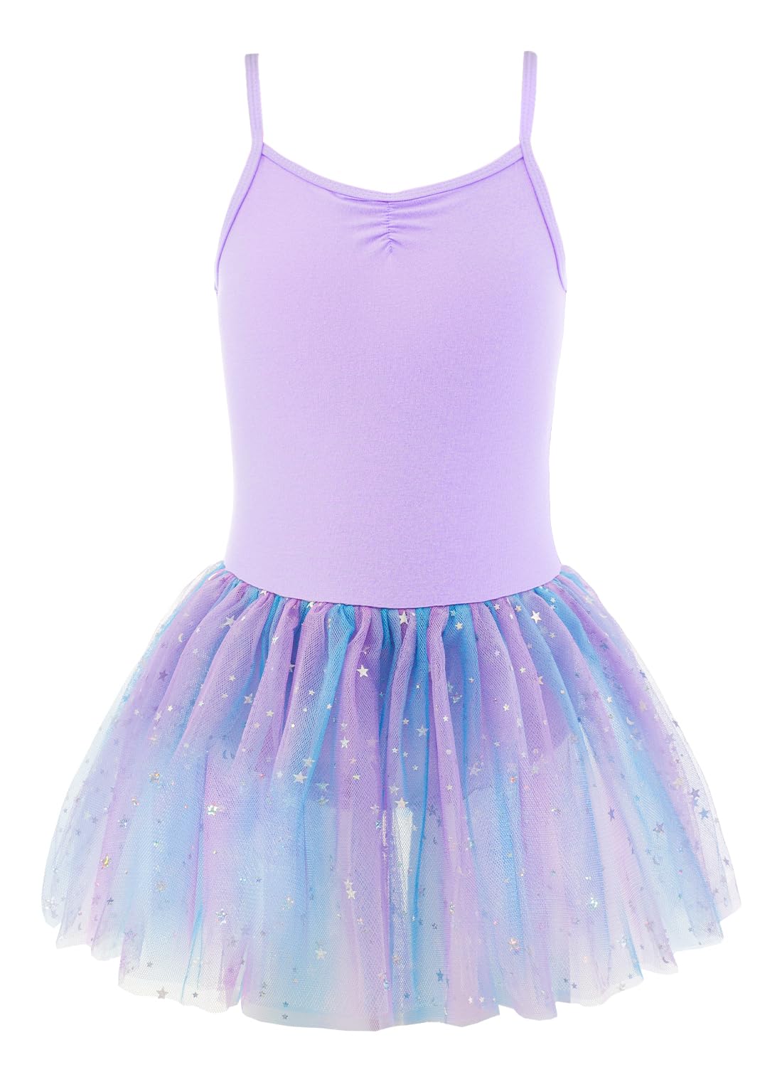 Ballet Leotard with Tutu Skirt for Girls Dance Gymnastics Toddlers Sparkly Snowflake Party Dress Outfit-image-3