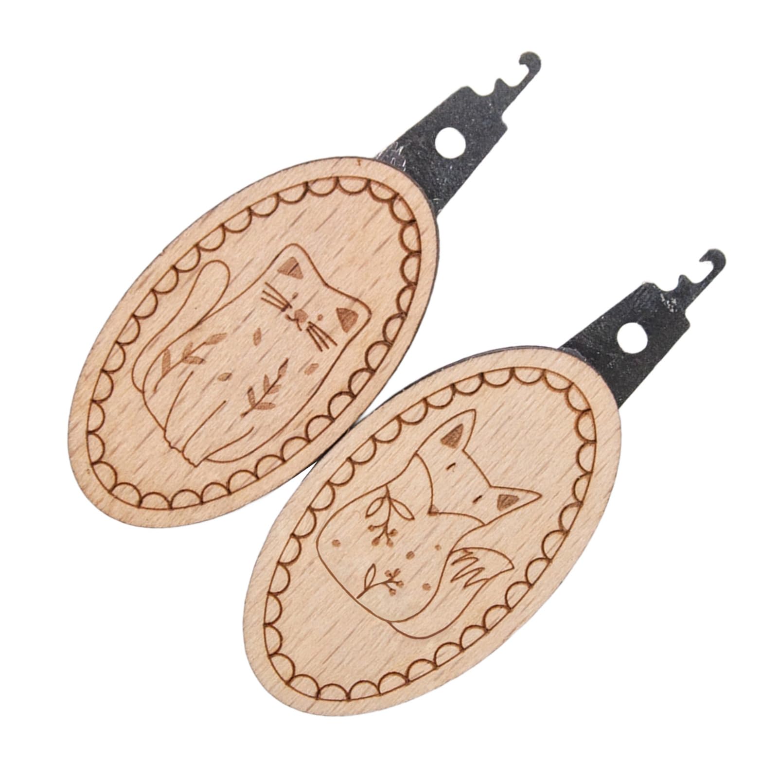Tsophreniq 2 Pcs Needle Threader Sewing with Animal Pattern Quilting Craft Making Tool Sewing Accessories with Animal Pattern