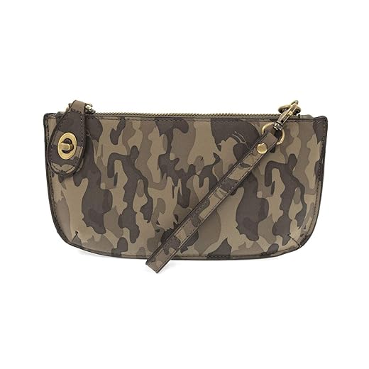 Joy Susan Women's Crossbody Wristlet Clutch: Camo Print