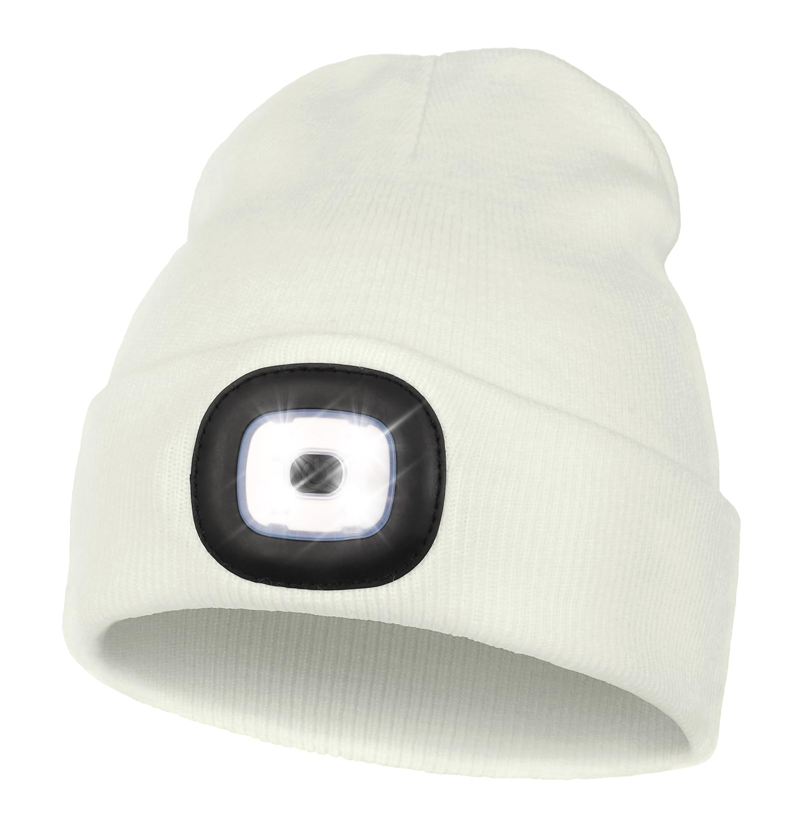 MELASA Unisex Beanie with The Light Hands Free Winter Beanie Gifts for Men