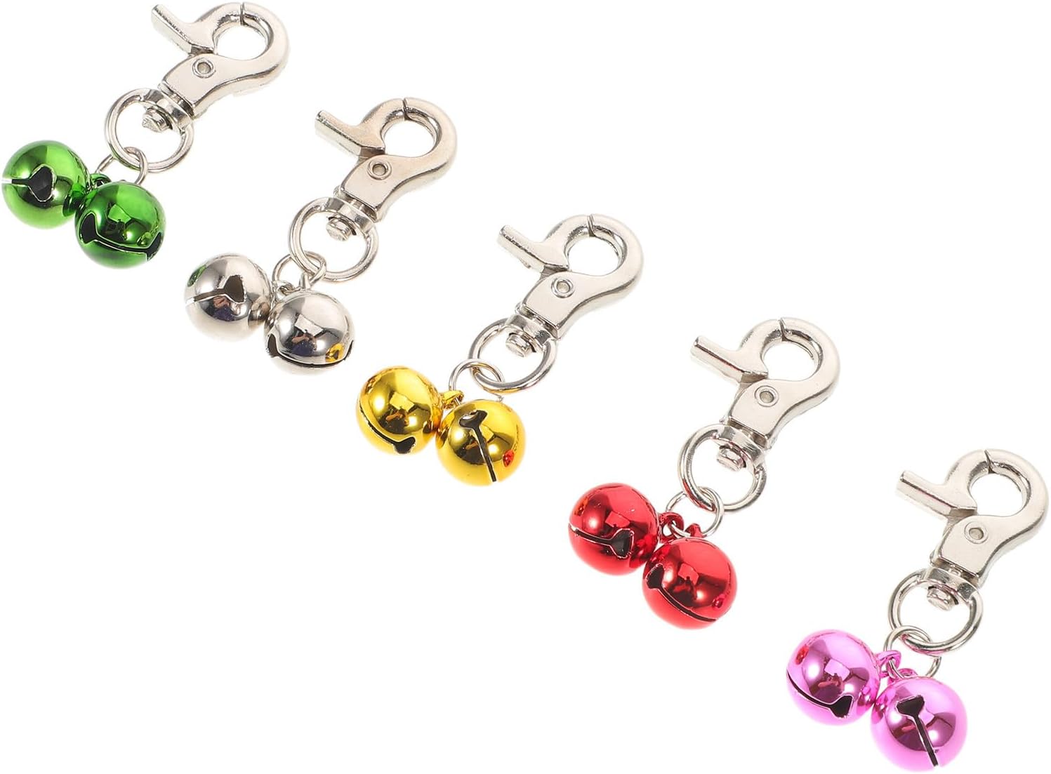 5pcs Pet Collar Bell Charm for Dogs and Cats Copper Vintage Style