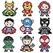 COLEEY Diamond Painting Stickers Kits for Kids Hero Diamond Painting Stickers Diamond Dotze Paint with Diamonds Kits DIY Arts Crafts - 9 Pack (Hero Stickers)