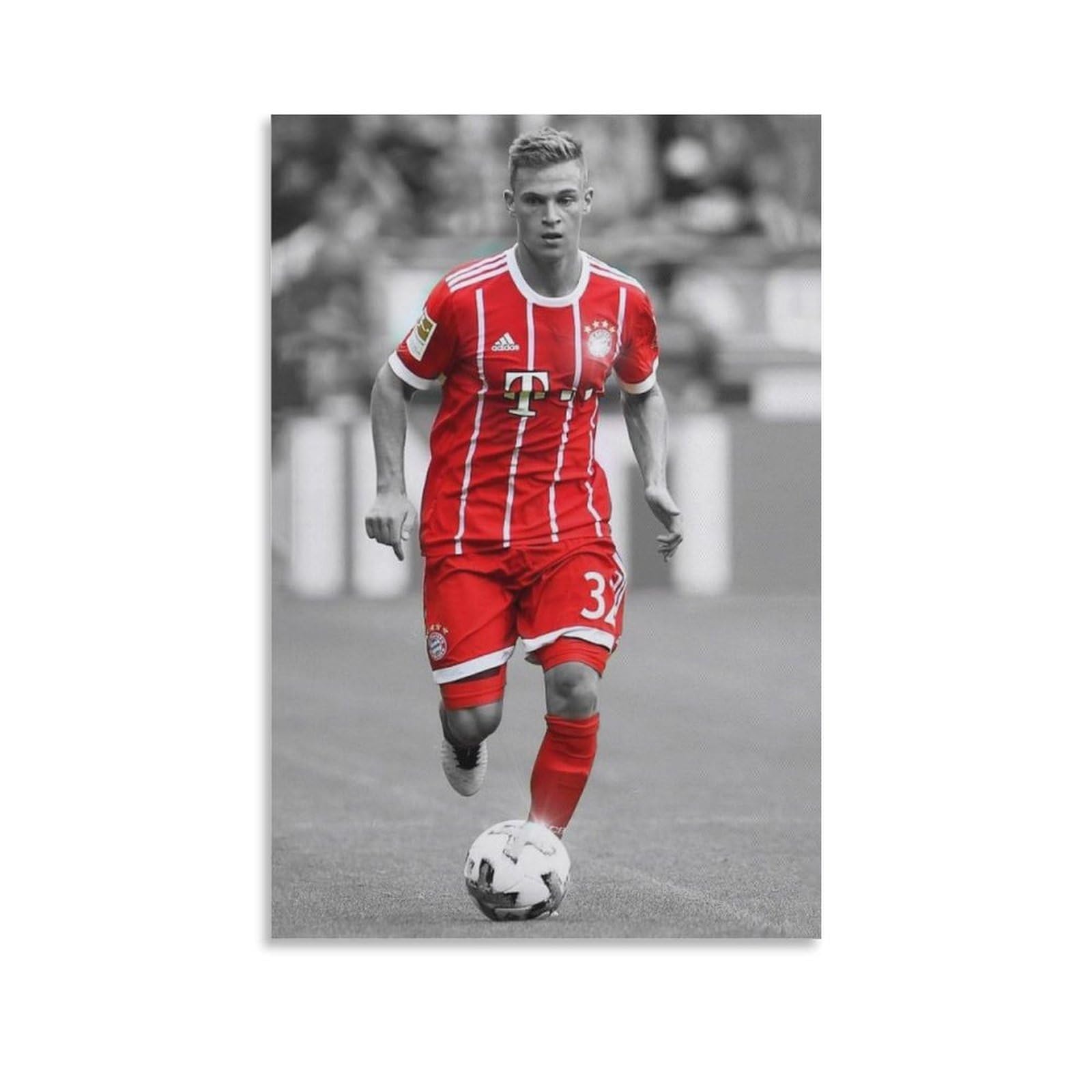 FCOIN Joshua Kimmich Canvas Poster Wall Art Poster Scroll Canvas Painting Picture Living Room Decor Home 20x30inch(50x75cm)