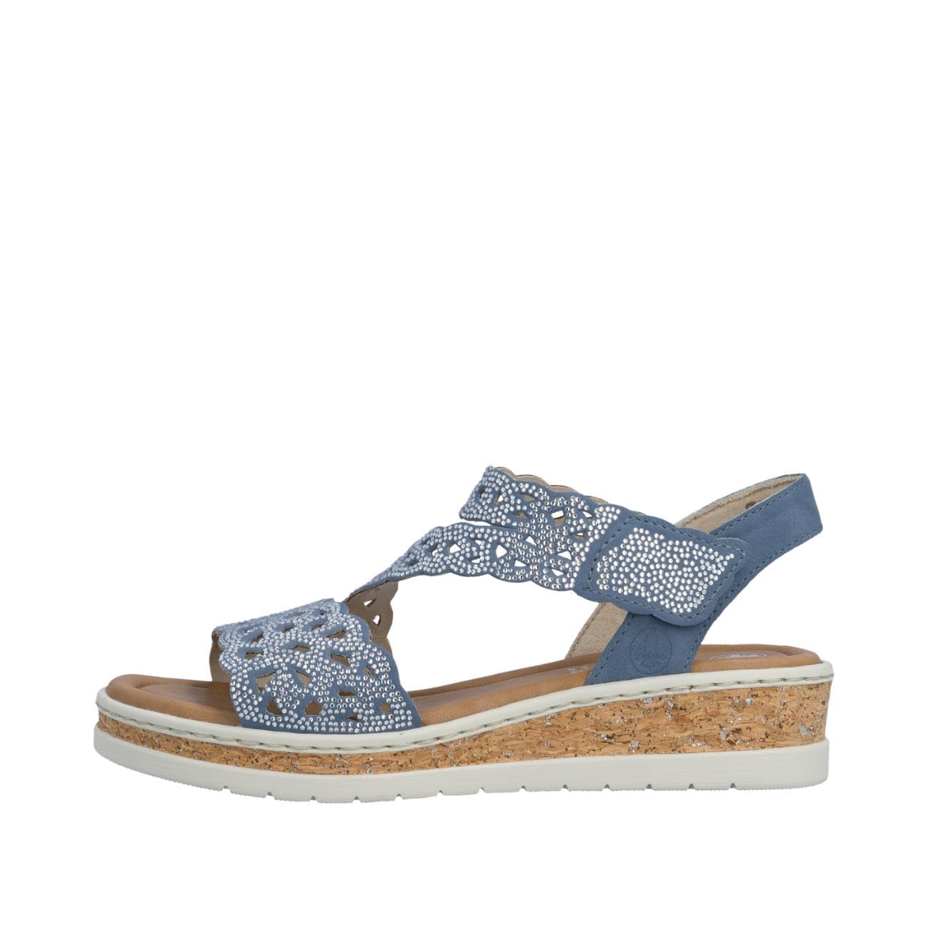 Rieker Damen V4150 Riemchen Sandalen
