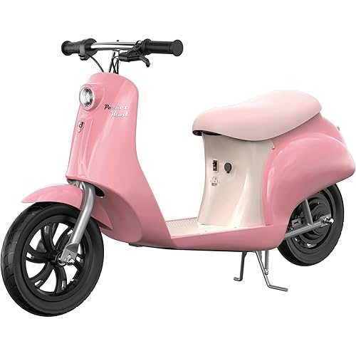 Razor Pocket Mod Miniature Euro 24V Electric Kids Ride On Retro Scooter
