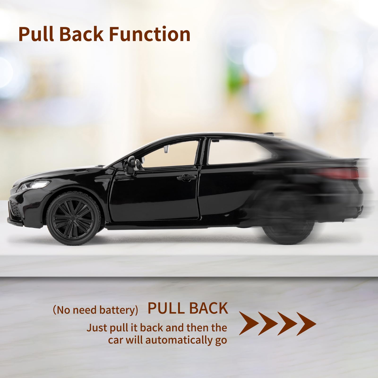 Amazon.com: LOVEPOSELY 1:36 Scale Camry XSE Diecast Model Car Toy