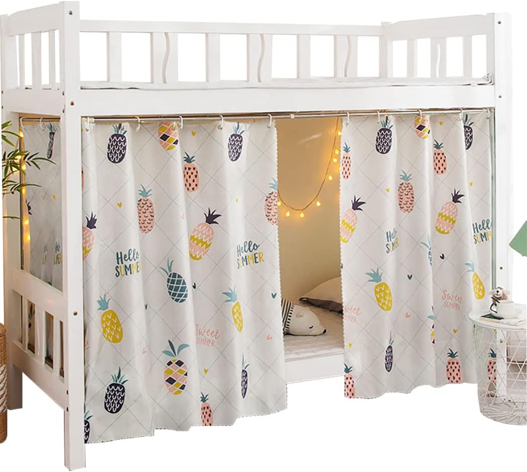 Teanea Bottom Bunk Bed Curtains Privacy Cloth Underbed