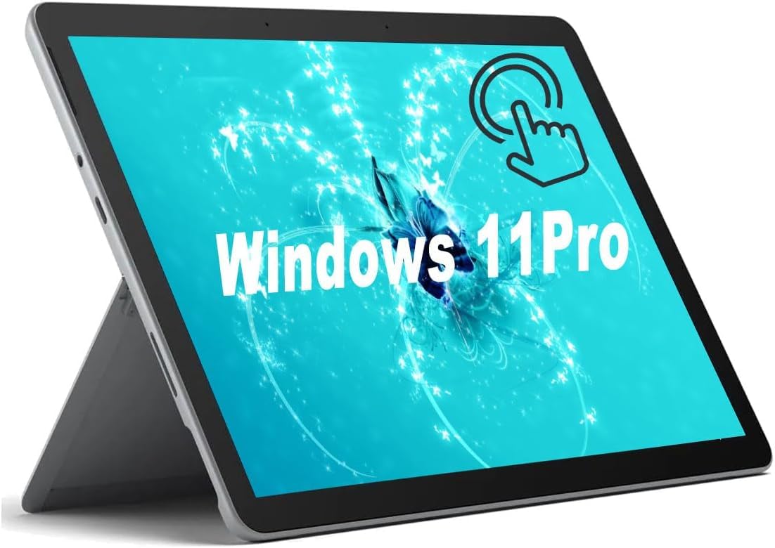 Microsoft Surface Go 2 Tablet PC Portatile Touchscreen, Display FHD 10,5" (1920x1080), Intel Pentium 4425Y, 4 GB di RAM, 64 GB di SSD, USB 3.0, Tastiera Giapponese, Win11 Pro (Ricondizionato)