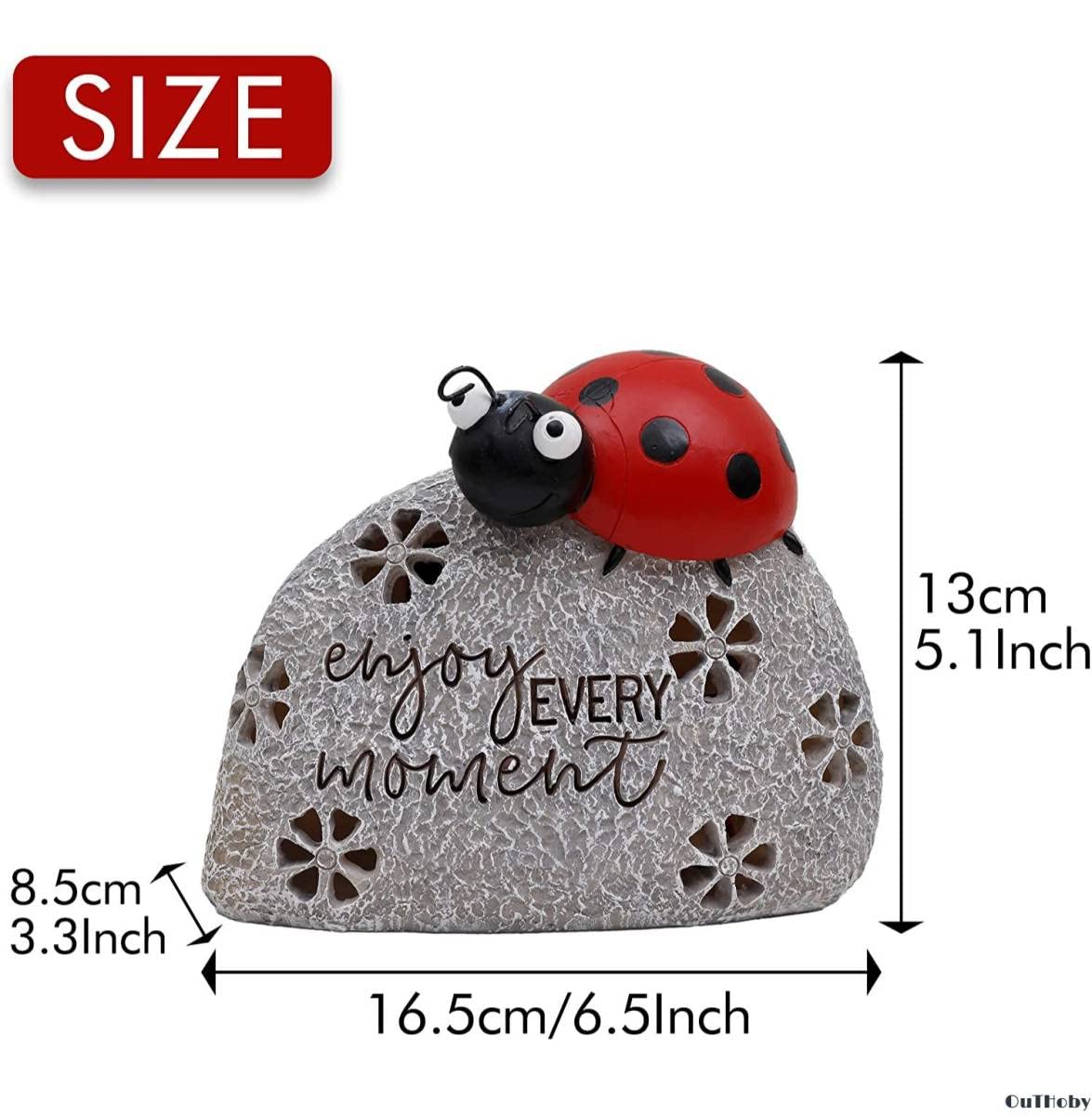 Amazon.co.jp: てんとう虫 ソーラーライト オーナメント 庭 ガーデン