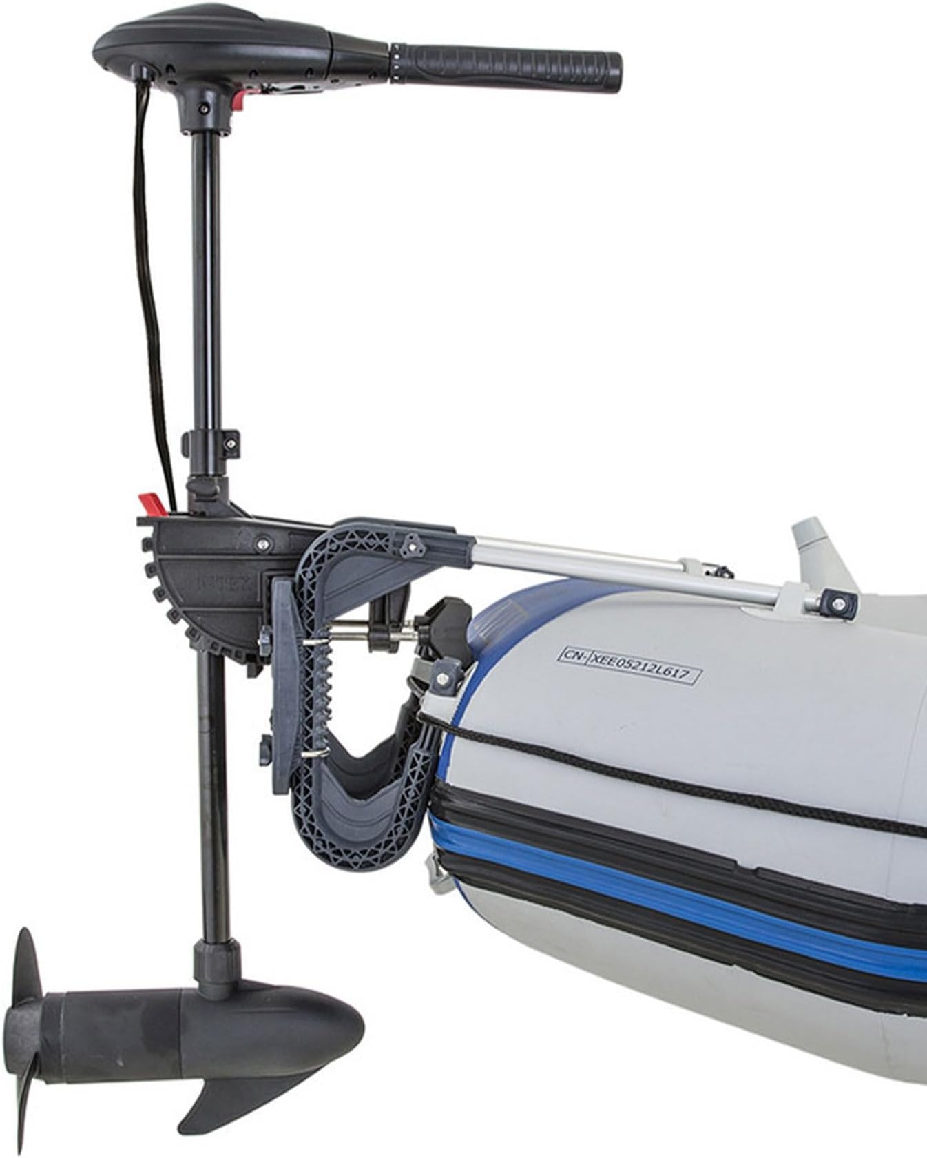 INTEX 68631E Transom Trolling Motor: Easy to Attach – Built-In Battery Meter – Quiet Motor – Weed Escape Mode – Suitable for Freshwater and Saltwater