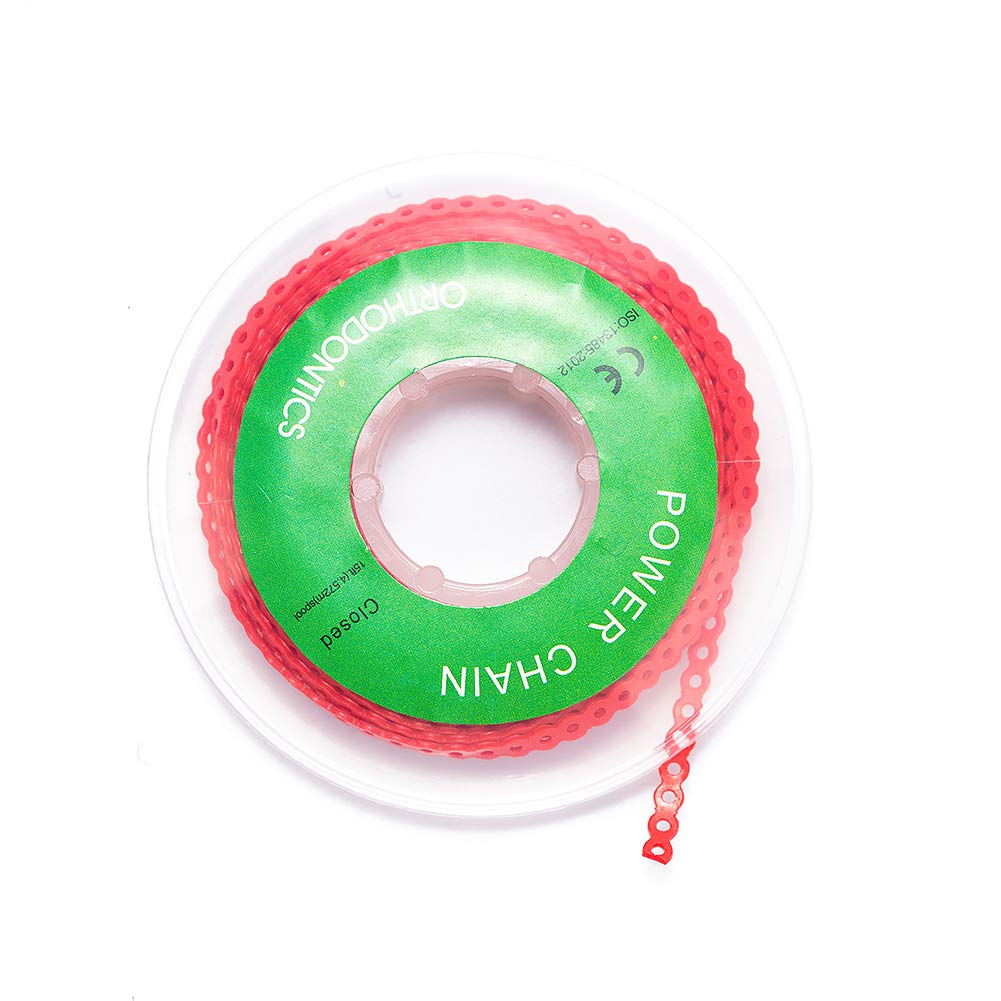 Dental Orthodontic Spool Elastic Rubber Band Power Chains