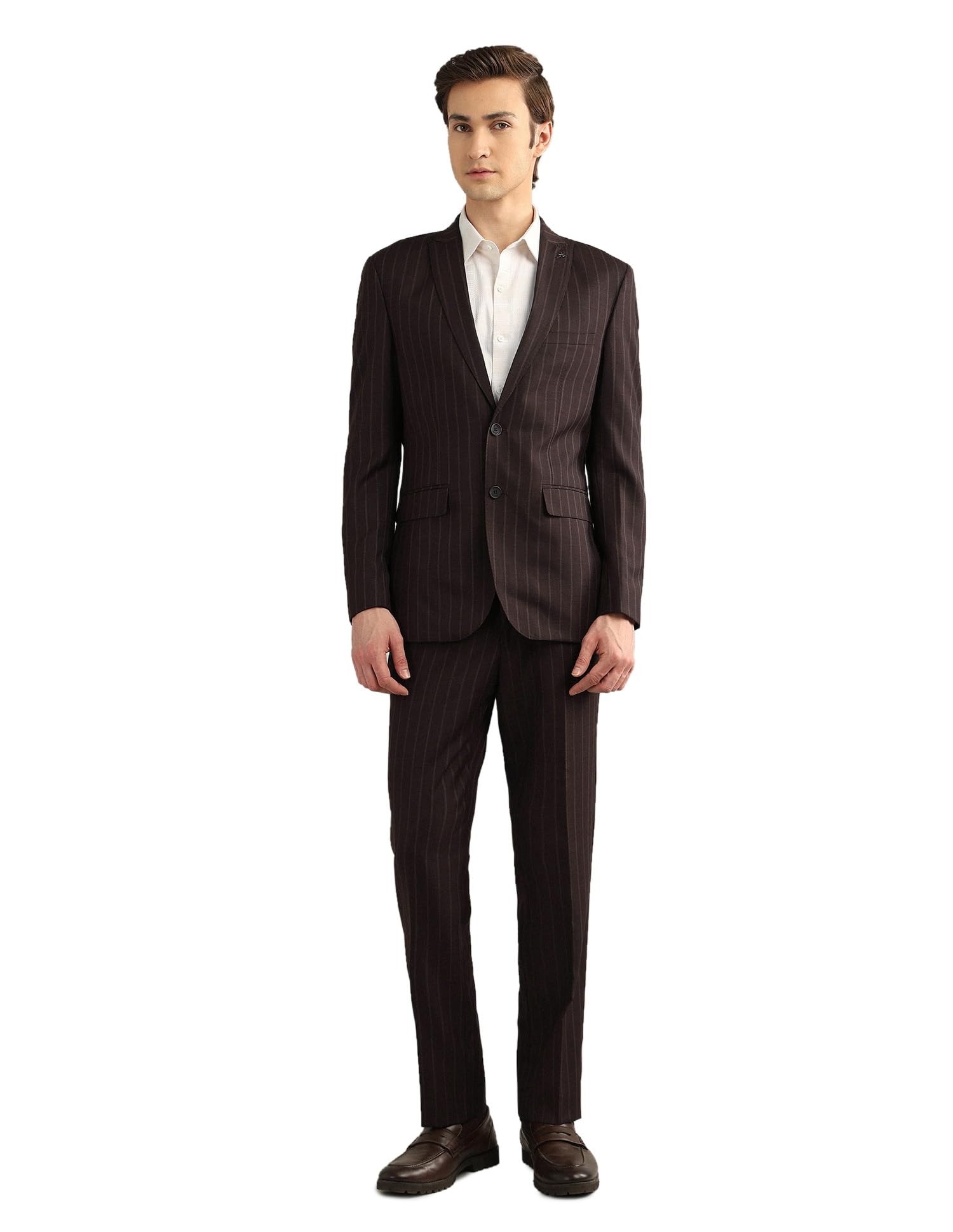 arrow Men's Wool Business Suit Pants Set-picture-38