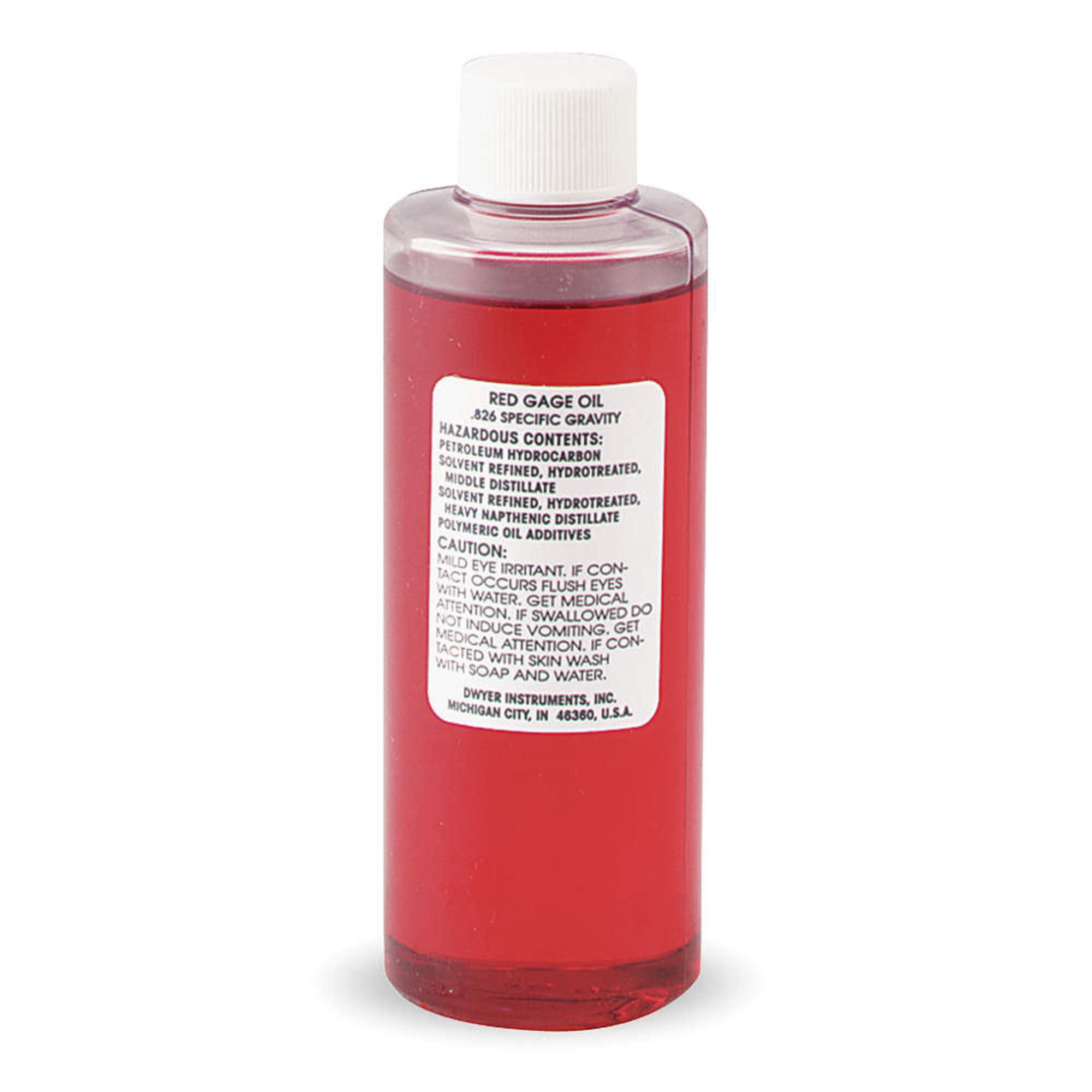 Dwyer Manometer Red Gage Oil 4oz.