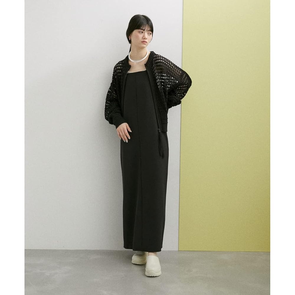 【ほぼ未使用 極美品】23年AWアダムエロペ★メッシュニットブルゾン 定1.4万 Amazon | [アダムエロペ] WEB限定 メッシュニットブルゾン