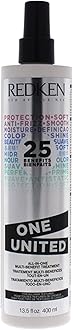 Redken Multi-Benefit-Treatment, Moisturising Care Spray for All Hair Types, Heat Protection & Anti-Hair Breakage, One United, 1 x 400 ml