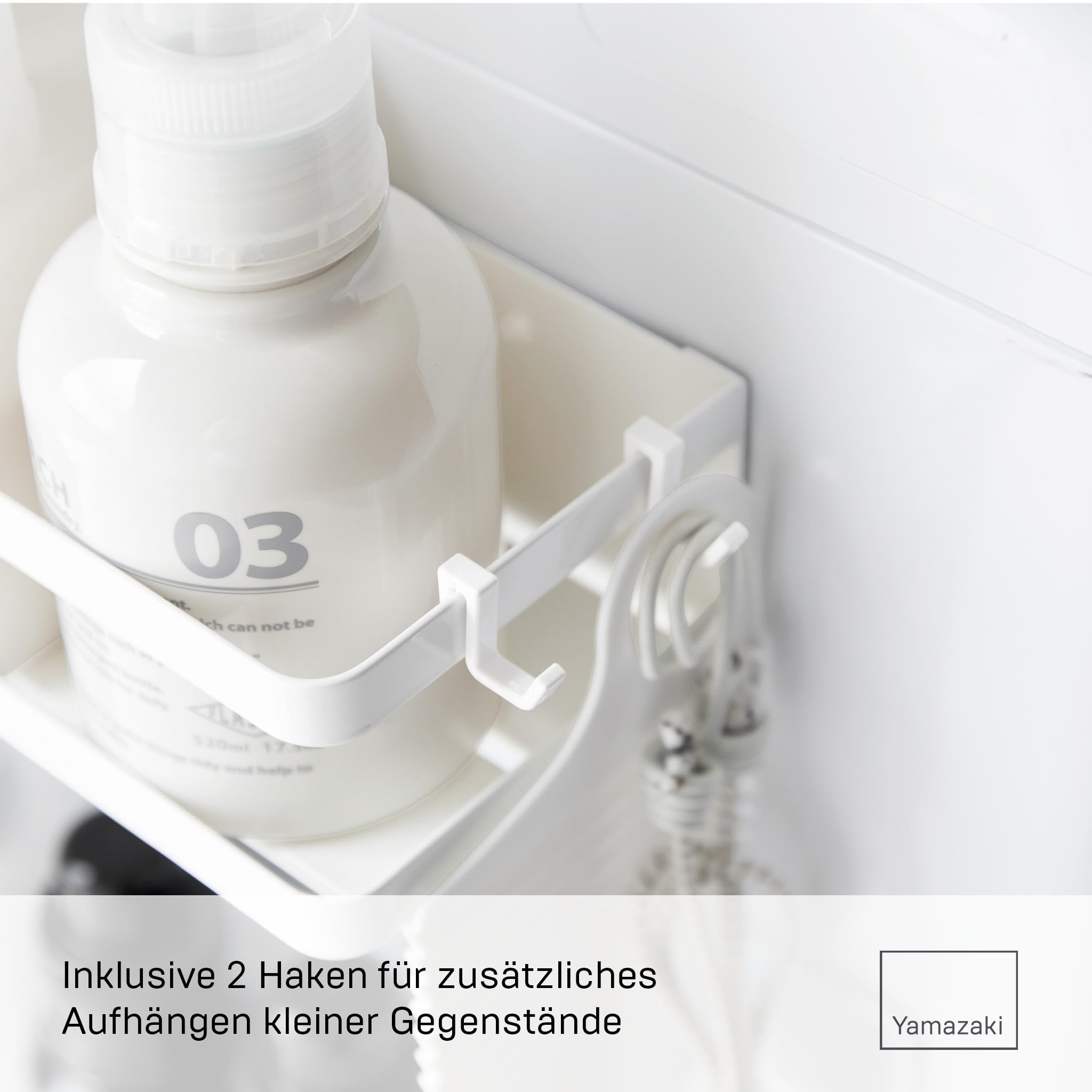 YAMAZAKI Tower Magnetisches Seitenregal für die Waschmaschine