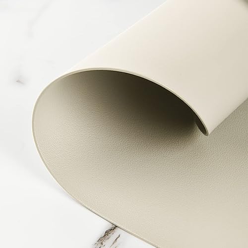 Miniatura 3 de Punkspace Juego de 6 manteles individuales de piel sintética para mesa de cocina y comedor, lavables, resistentes al calor, fáciles de limpiar, para