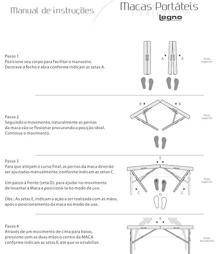 Maca Preta Sírius Maleta Portátil Altura Regulável - Legno