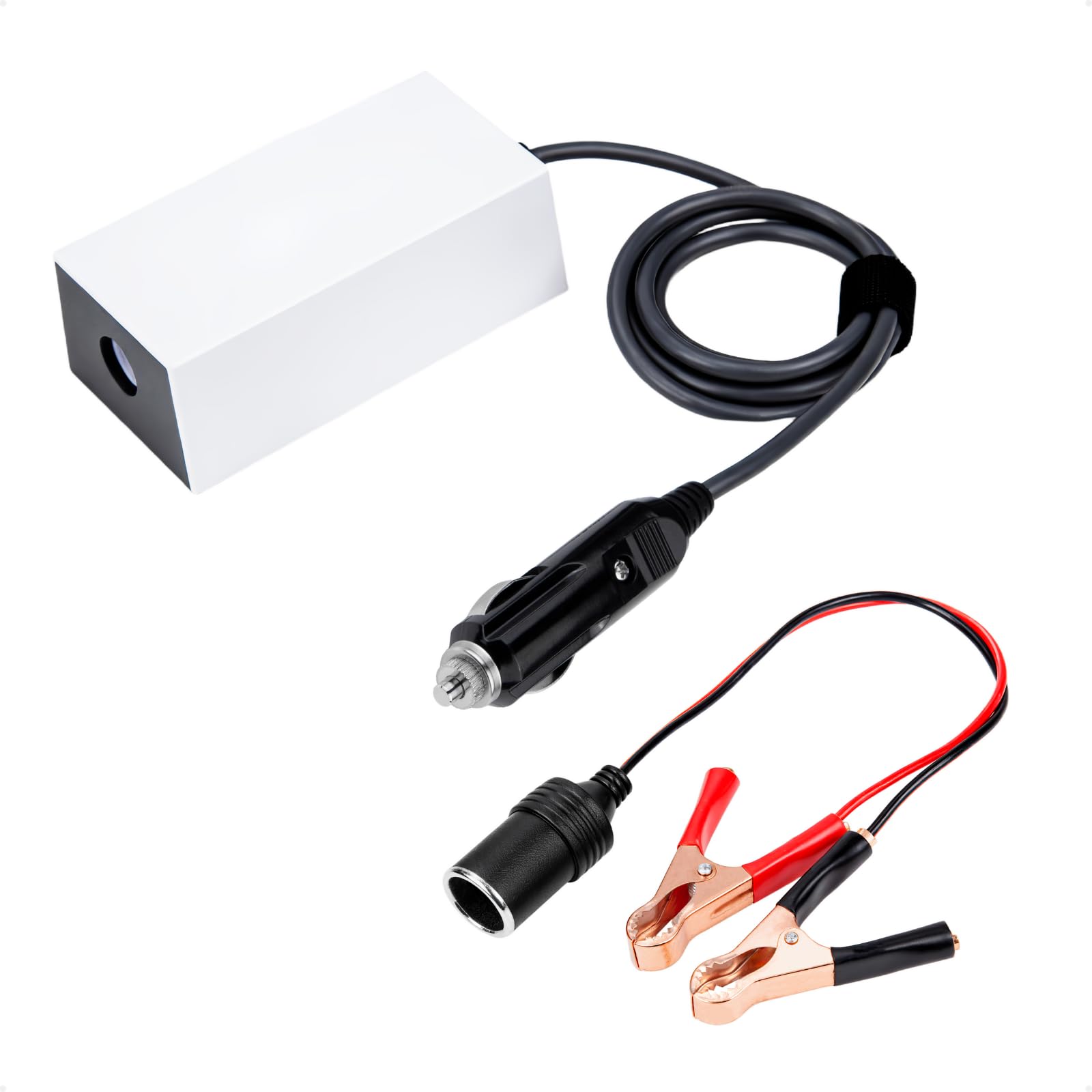 Adattatore Alimentazione Ibrido per Starlink Mini (Morsetti Batteria + Accendisigari), Output Boost 36V/1.67A (60W) per Cavi Lunghi fino a 60m, Input Universale 12V-48V