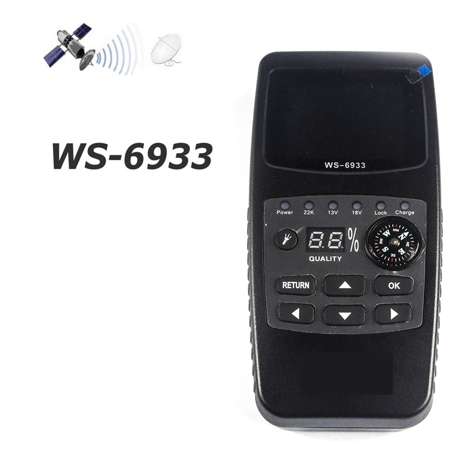 Buscador De Satélite DVB-S2 FTA CKU Banda Satlink Medidor Digital DeteccióN Precisa