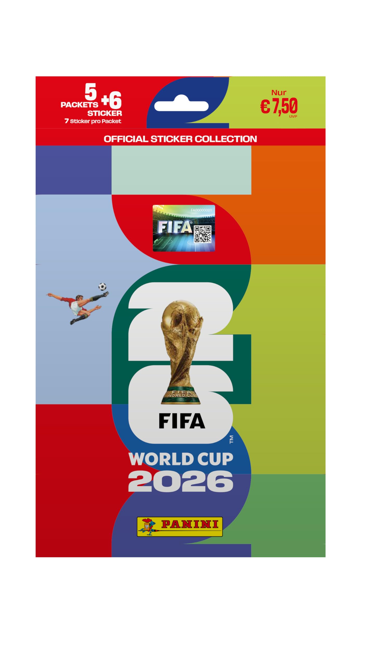 Panini Naklejki na Mistrzostwa Świata FIFA 2026™ (zestaw wielopakowy)