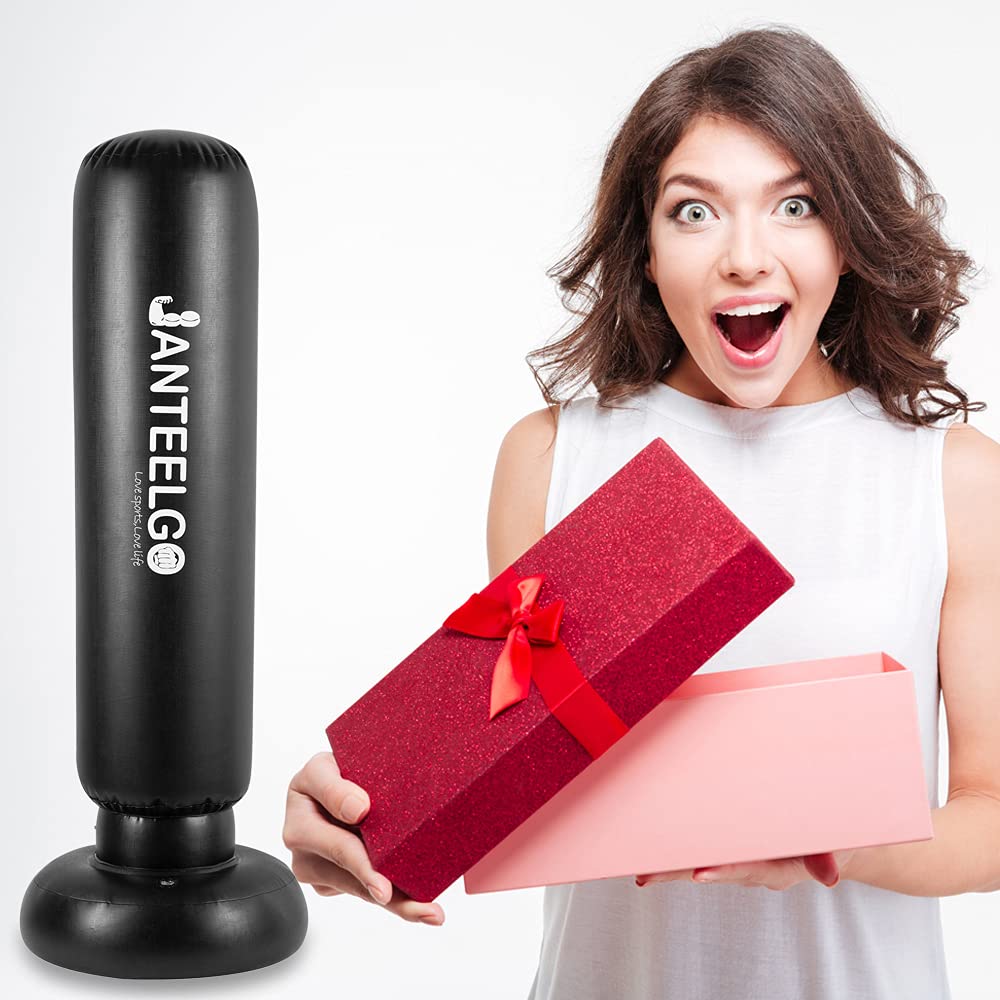 耐衝撃性 自立型 サンドバック 150cm 耐久性 Amazon | サンドバッグ JanTeelGO インフレータブル パンチ